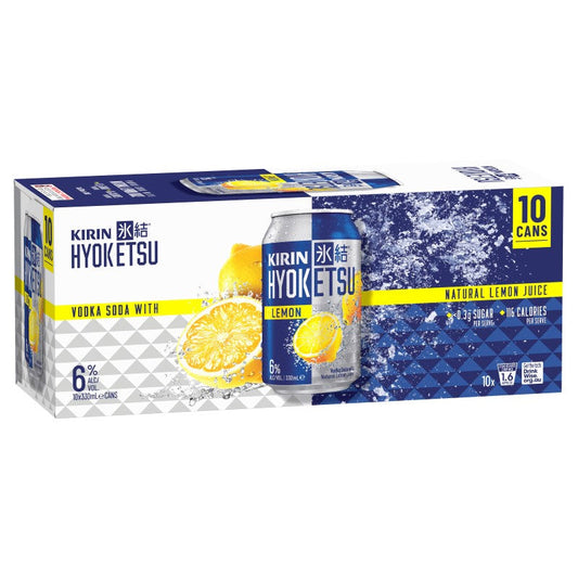 Kirin Hyoketsu Lemon 10pk 6% Cans