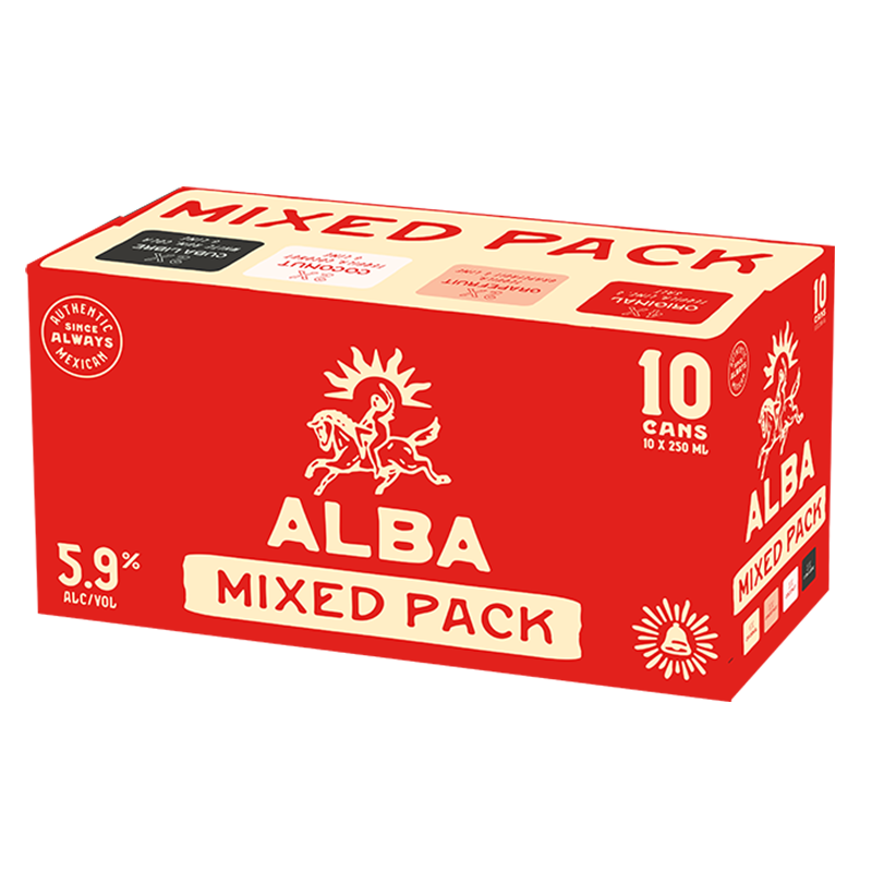 Alba Mixed Pack 5.9% 10 Pack Cans