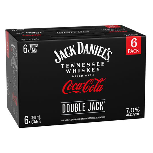 Jack Daniel's Double Jack Coca-Cola 7% 330ml 6pk cans