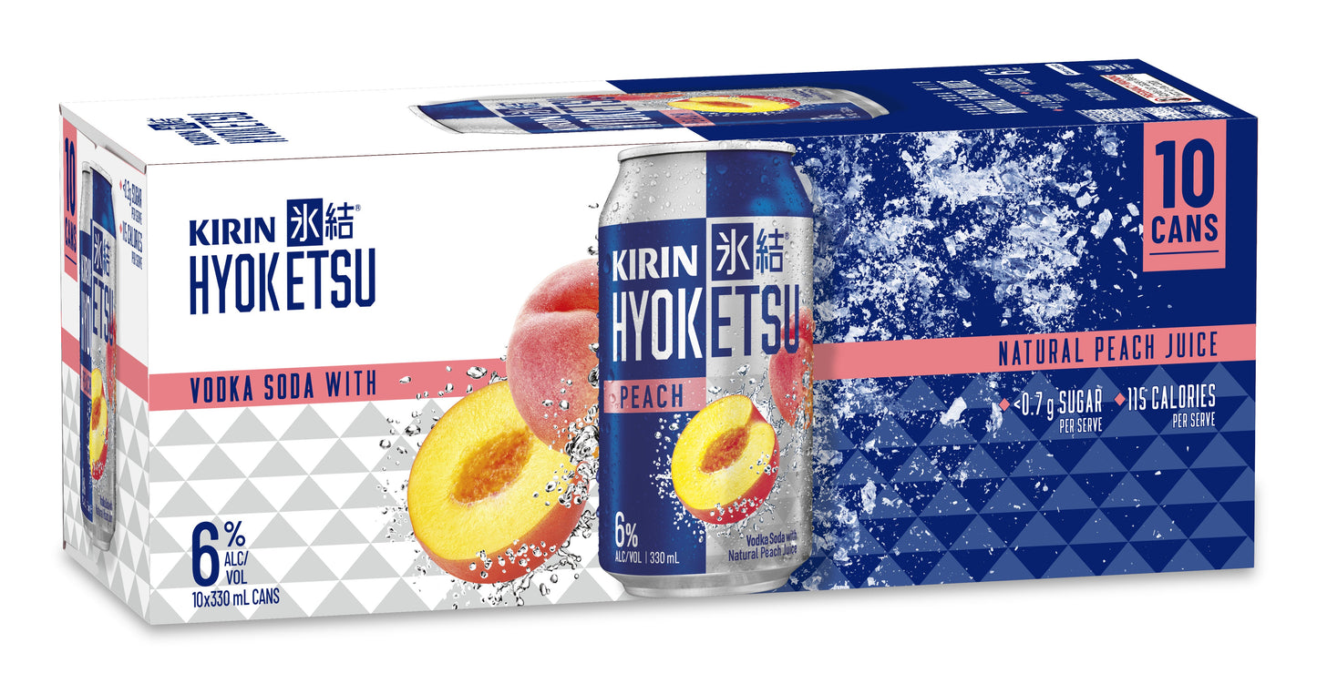 Kirin Hyoketsu Peach 10pk 6% Cans