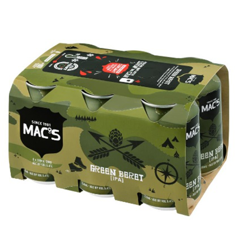 Mac's Green Beret 330ml Can 6pk