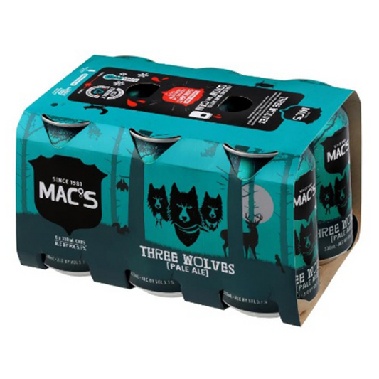 Macs Three Wolves 6pk Cans