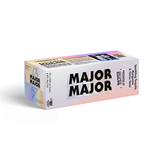 Major Major Sparkling Tequila Margarita & Citrus Twist 4.8% Cans 10x320ml