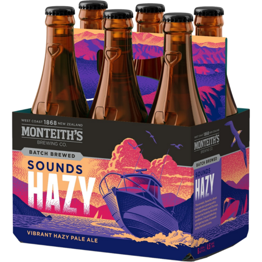 Monteith's Sounds Hazy 6pk Btls