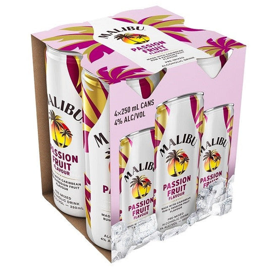 Malibu Passionfruit 4pk Cans